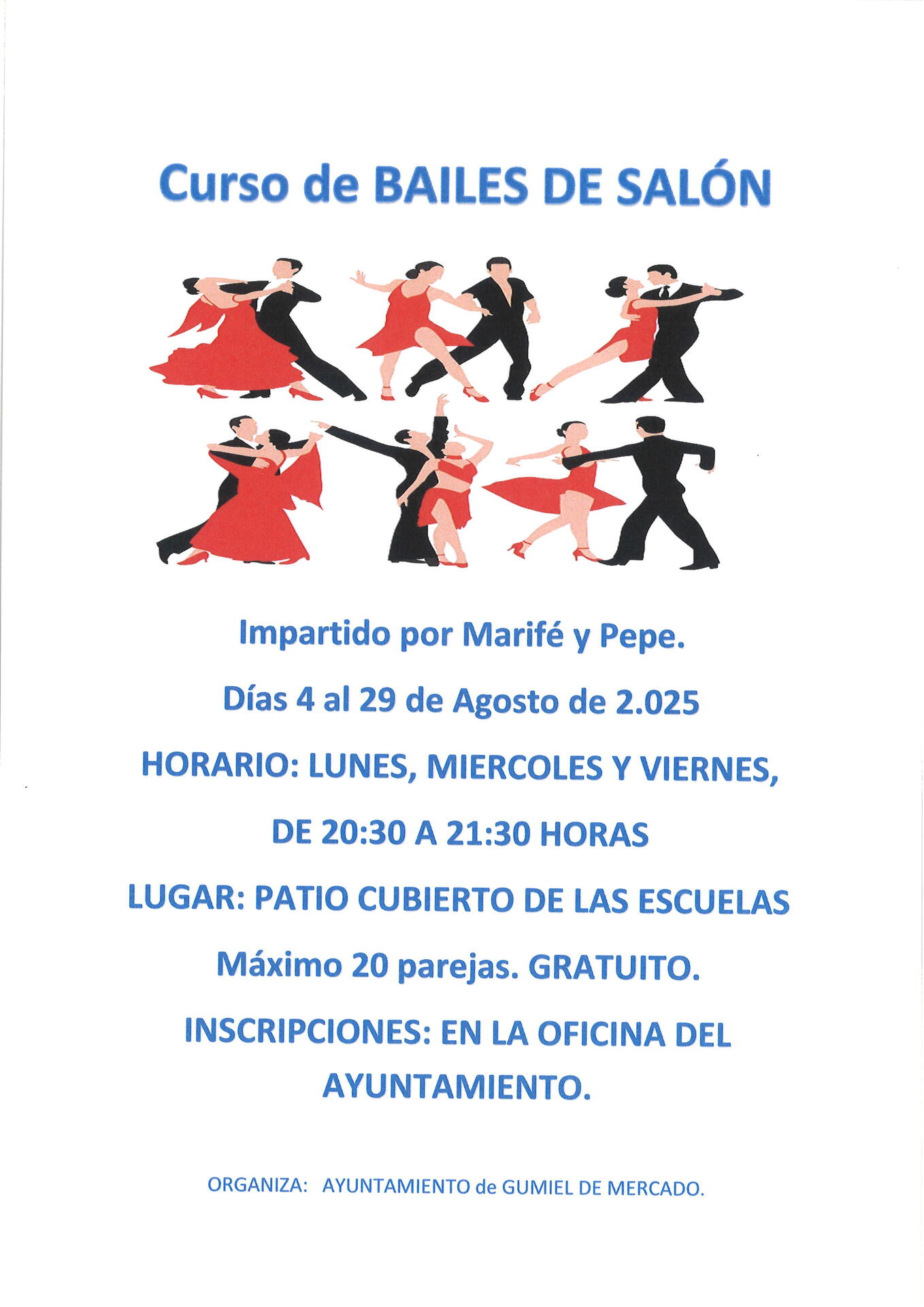 CURSO BAILES DE SALÓN