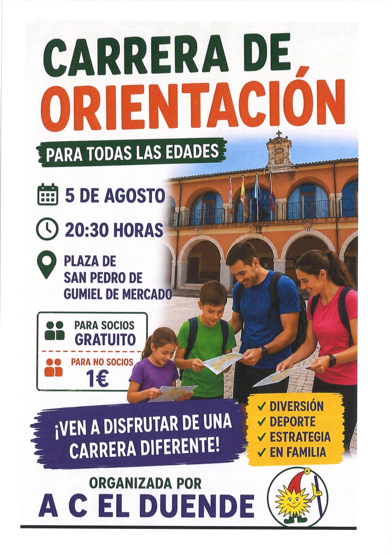 CARRERA ORIENTACIÓN PARA TODAS LAS EDADES 5 Agosto